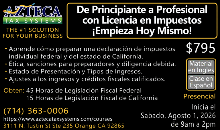 INPERSON_60 Hour 2026_Augiust_Saturday_Spanish